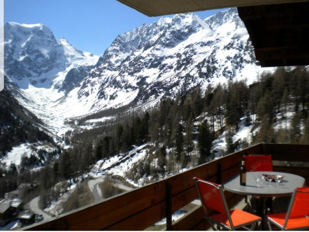 Le Panorama - Appartement 54 A Arolla Face Aux Montagnes A 150M Des Pistes Evolène Buitenkant foto