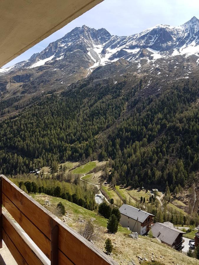 Le Panorama - Appartement 54 A Arolla Face Aux Montagnes A 150M Des Pistes Evolène Buitenkant foto
