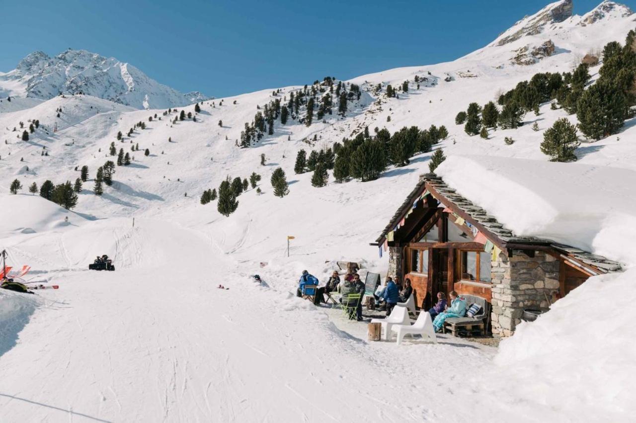 Le Panorama - Appartement 54 A Arolla Face Aux Montagnes A 150M Des Pistes Evolène Buitenkant foto